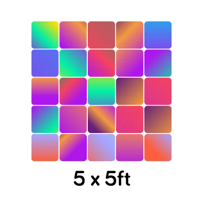 5x5 shimmer wall icon