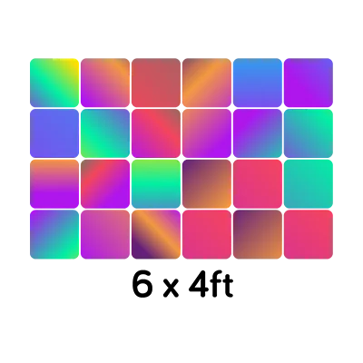 6x4 shimmer wall icon