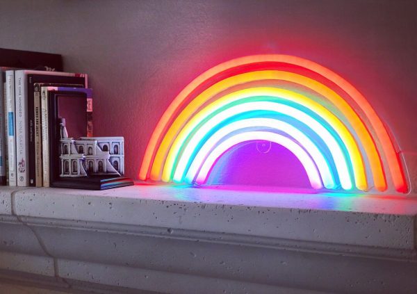 Rainbow neon sign 4