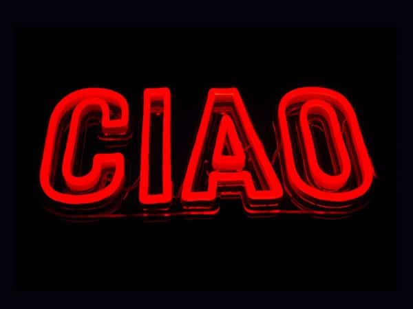 CIAO neon signs for home and restaurant
