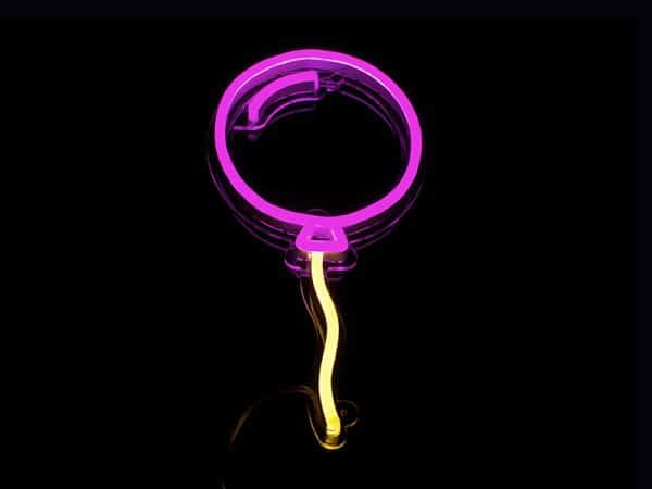 cute neon sign for party and wedding