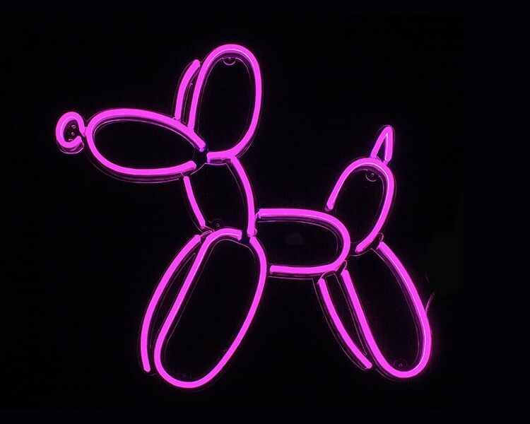 Balloon Dog Neon Sign