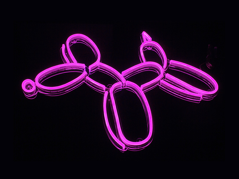 Balloon Dog Neon Sign Light Home Room Decoration Wall Hanging Nightlight  10x10