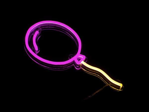 cute neon sign for party and wedding