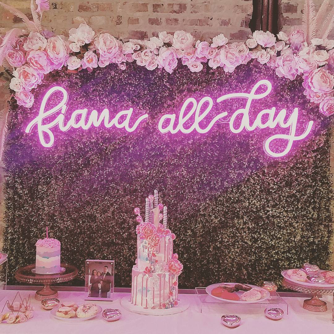 fiana all day neon sign