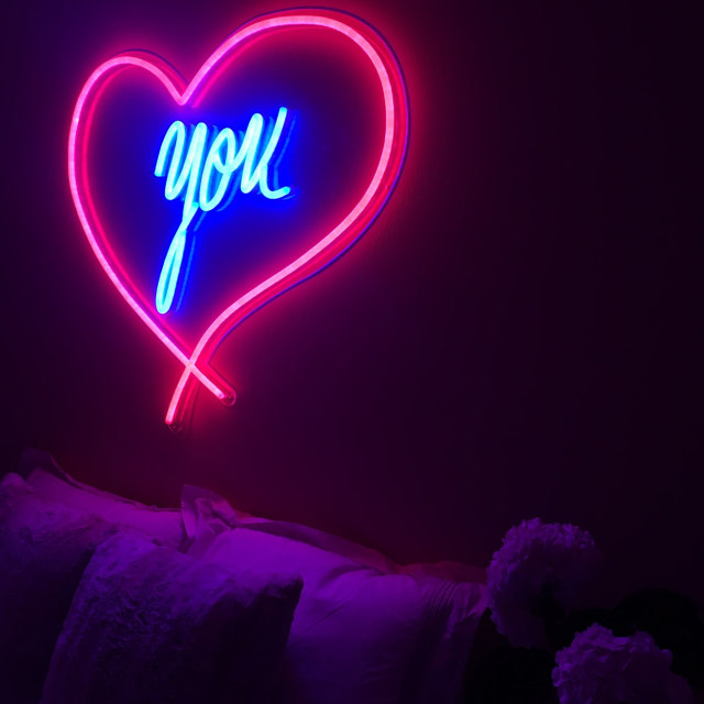 heart you neon sign