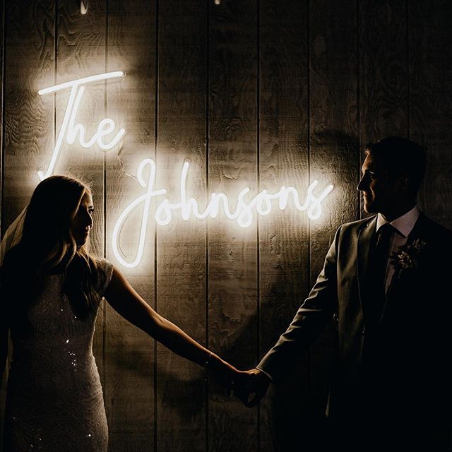 custom neon signs for wedding