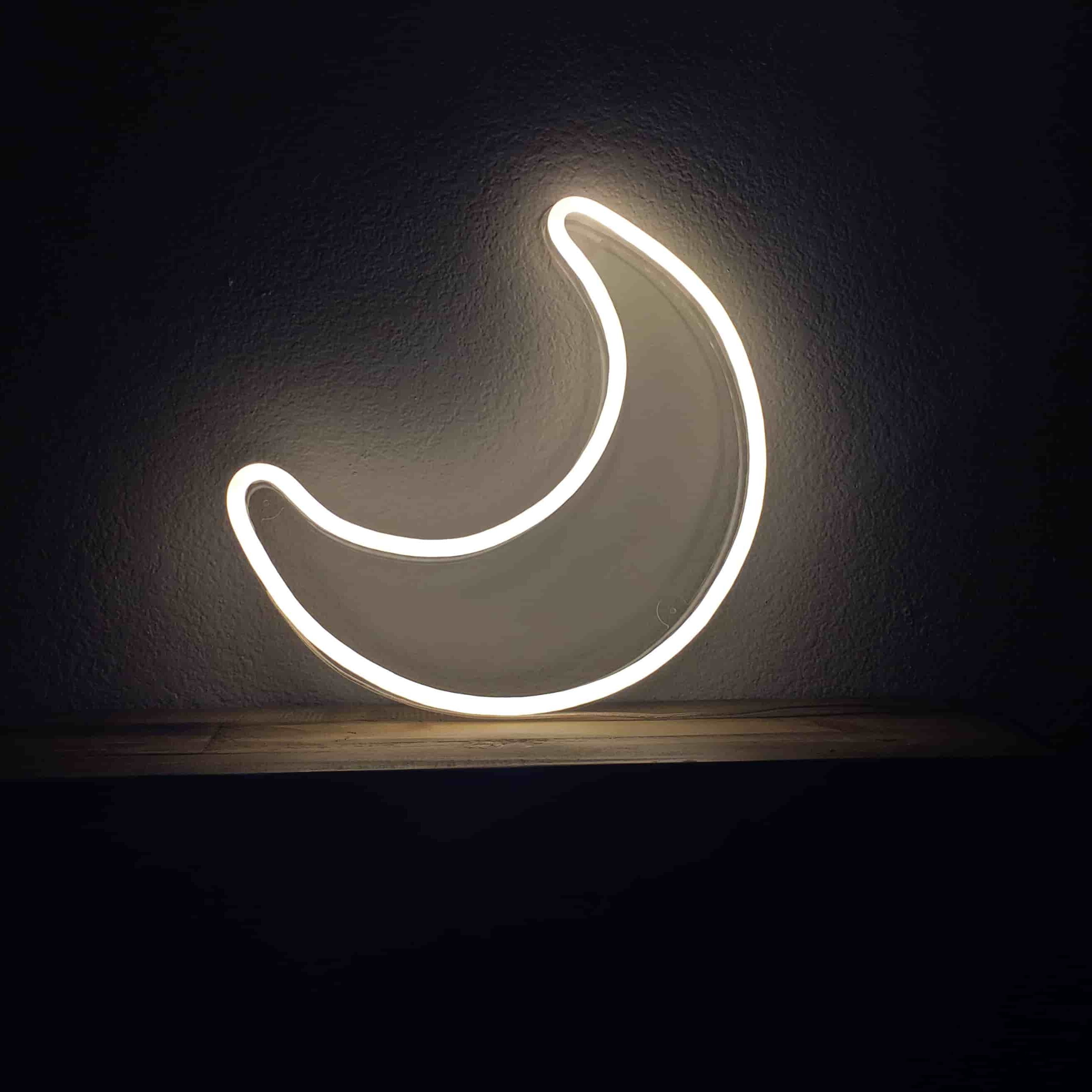 moon neon signs