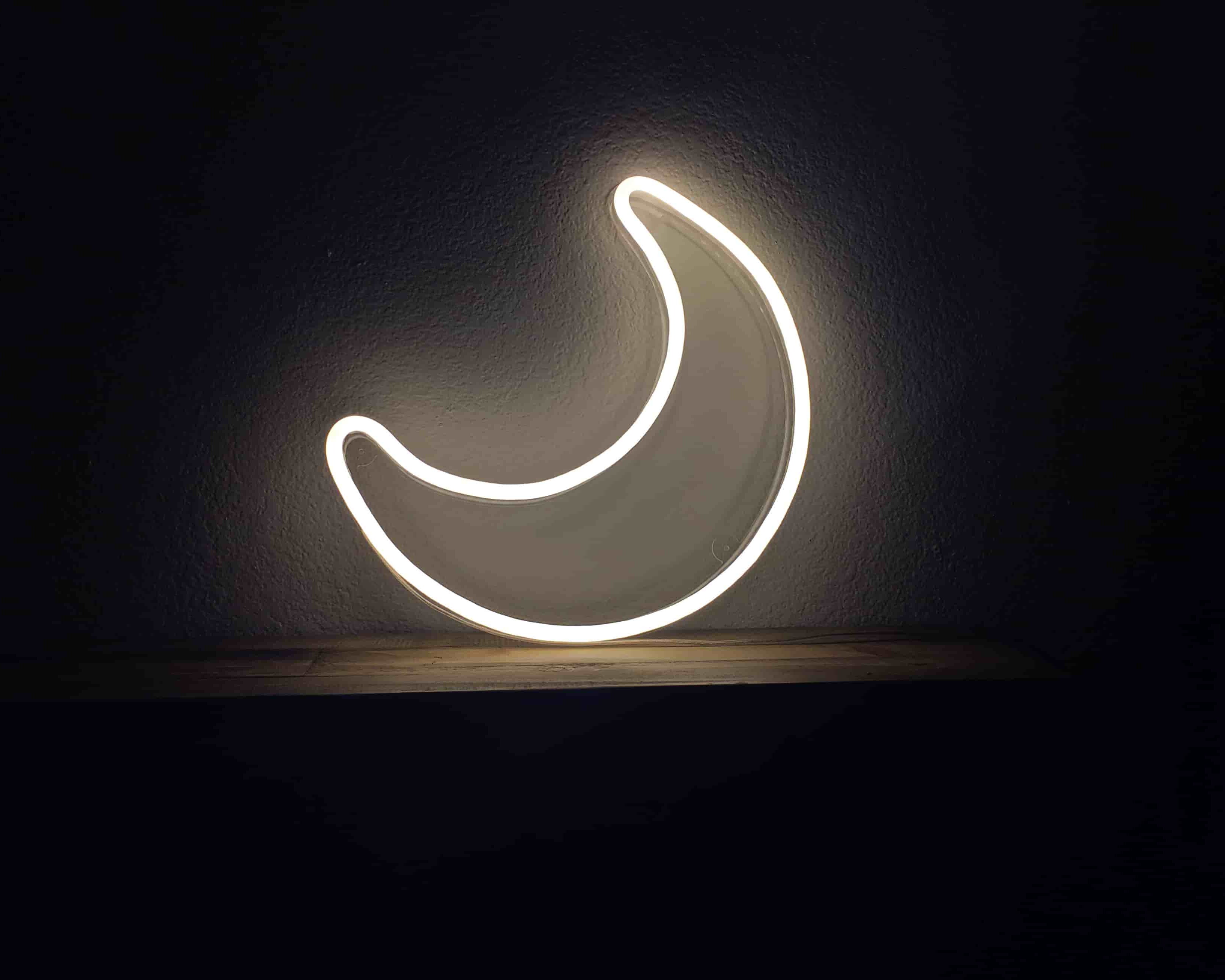 moon neon signs