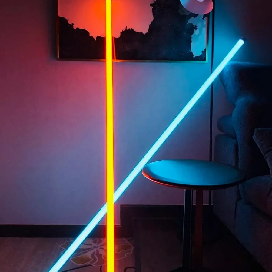 led neon lamp teal