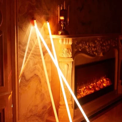 orange & yellow neon lamp