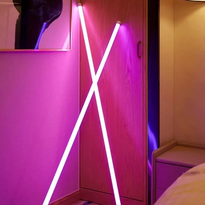 pink led neon tube lamp