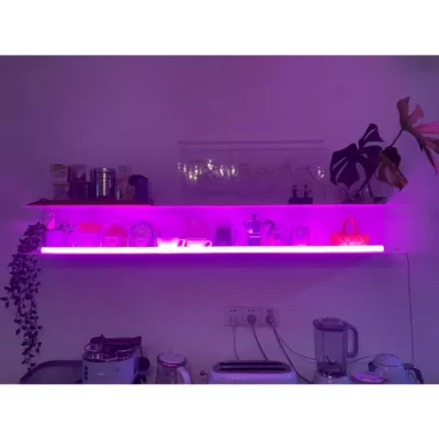 pink neon tube lamp 2