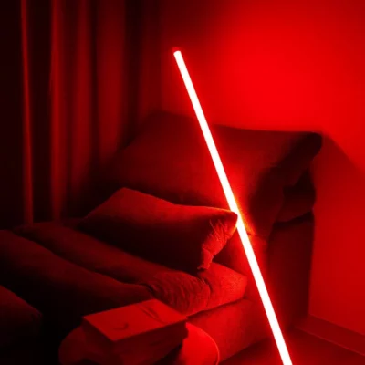 red neon lamp