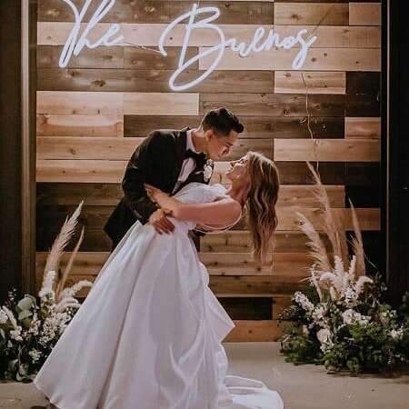 wedding neon sign