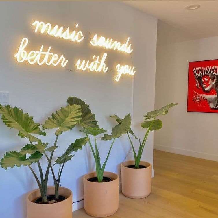 work place neon signs
