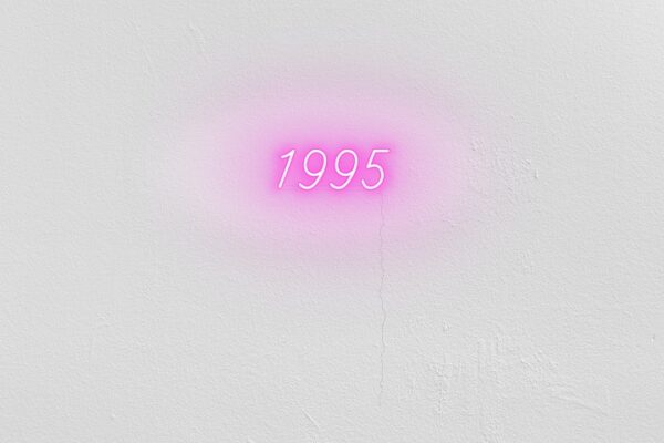 1995 neon sign