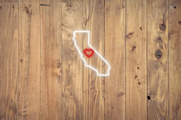 California neon sign