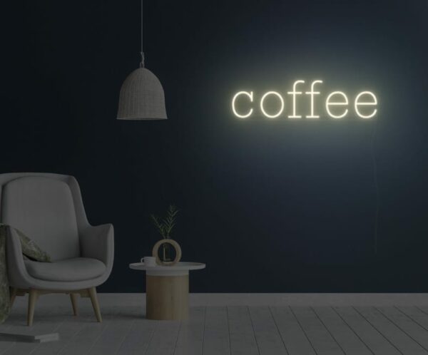 Custom coffee neon sign for coffee shops