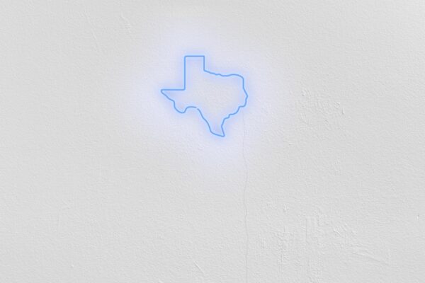 texas neon sign