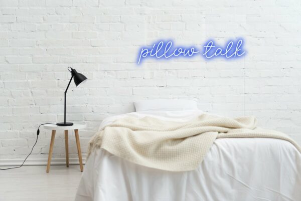 bedroom neon sign