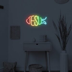 jesus neon sign2