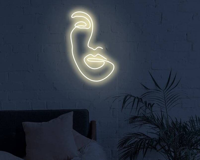 living room neon sign