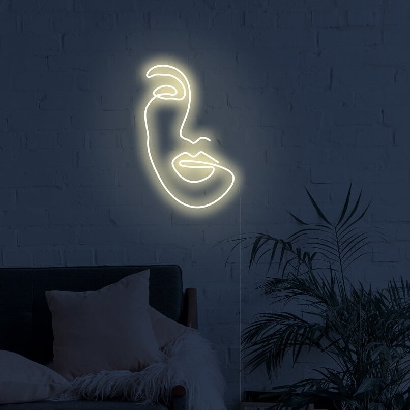 living room neon sign