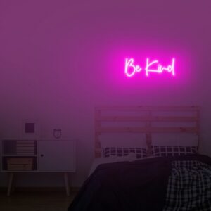 bedroom custom neon light