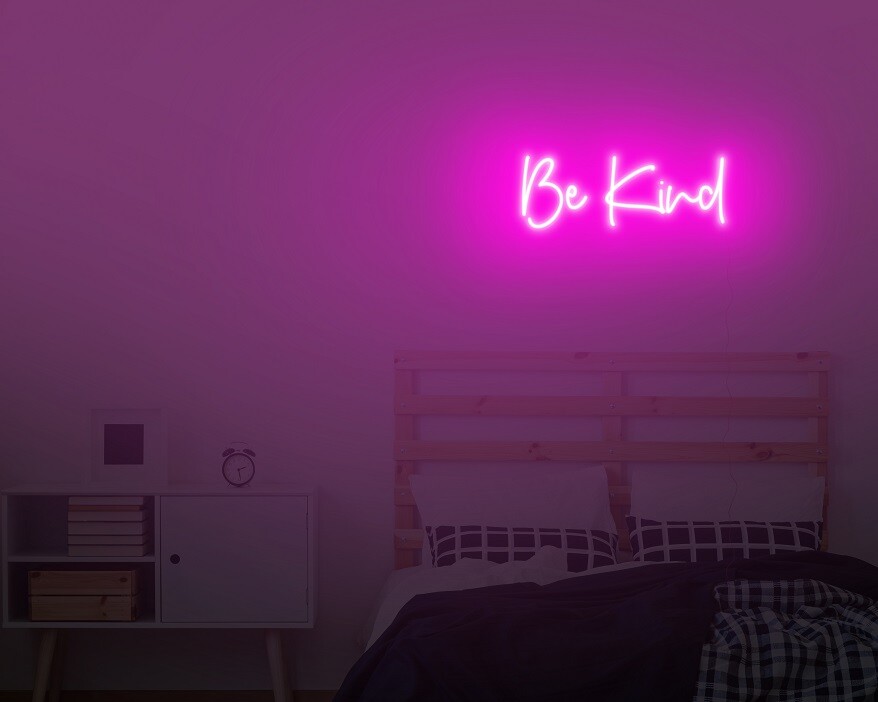 bedroom custom neon light