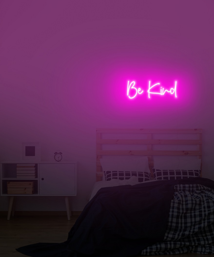 bedroom custom neon light