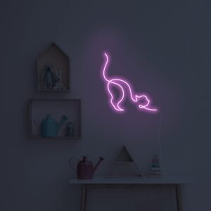 cat neon sign