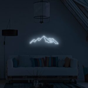 Personalized living room neon sign to set the mood