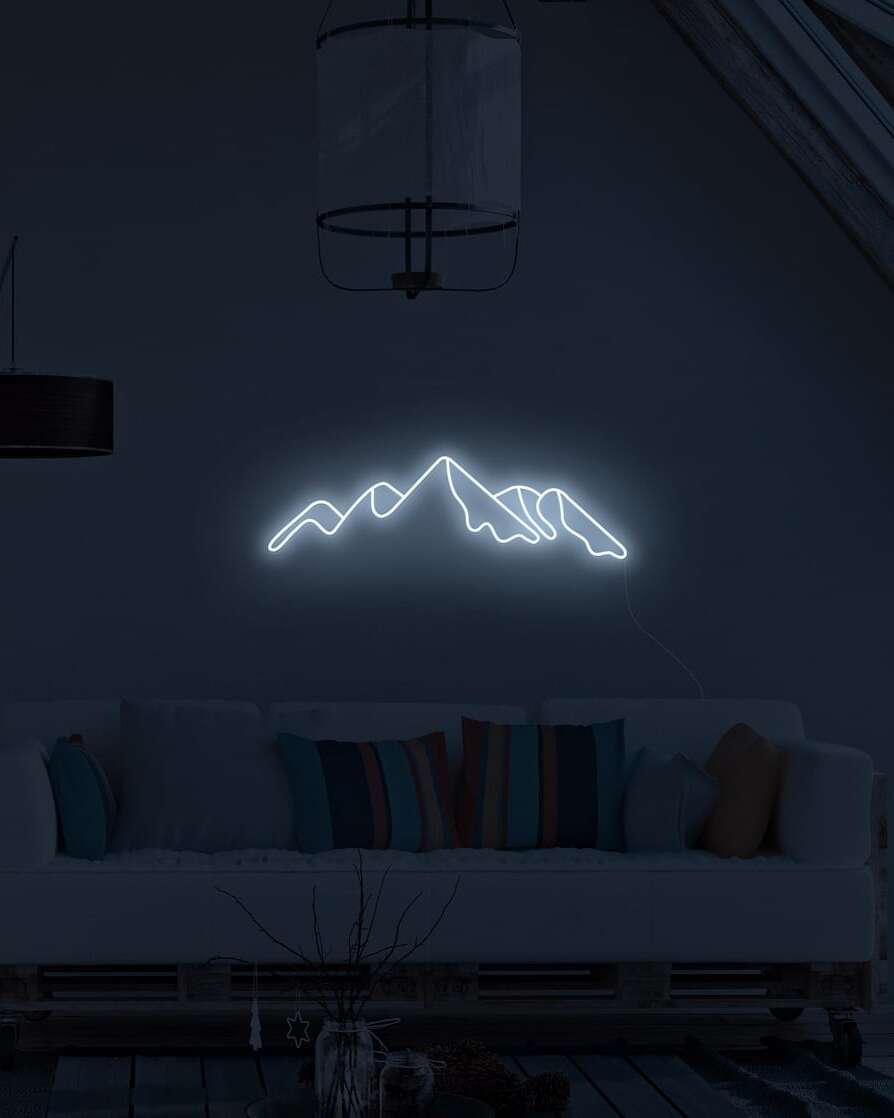 Personalized living room neon sign to set the mood
