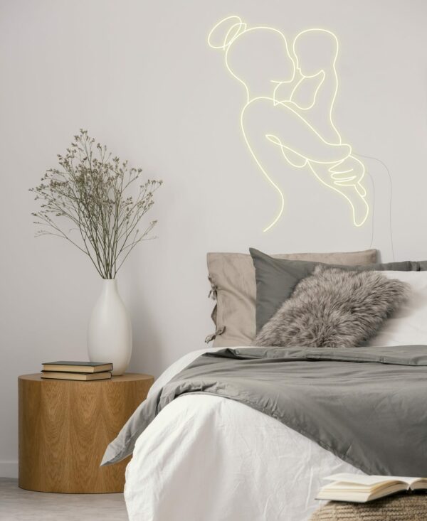 mother and child neon signs