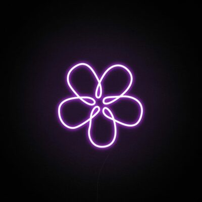 Flower Neon Sign by Echo Neon Studio: Add Colors to Walls Flower Neon Sign by Echo Neon Studio: Add Colors to Walls