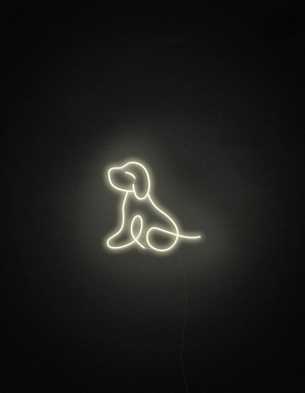 puppy neon light