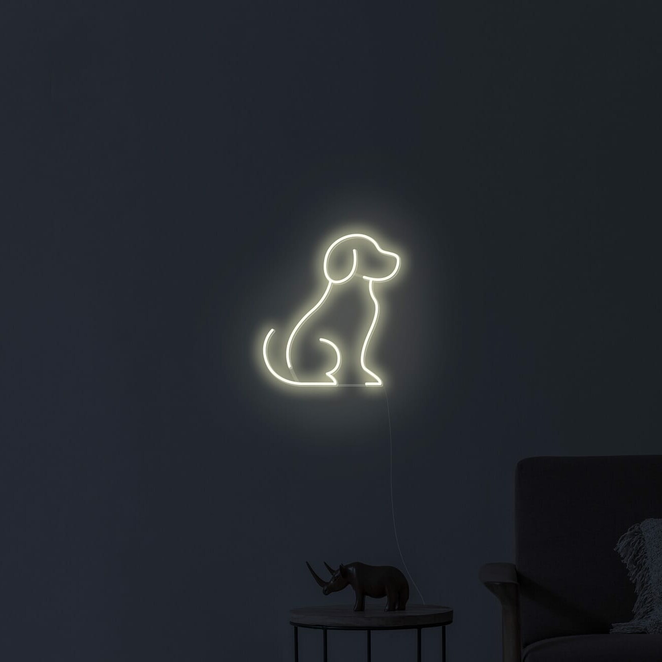 puppy neon lights