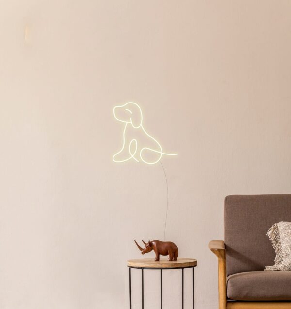 puppy neon sign