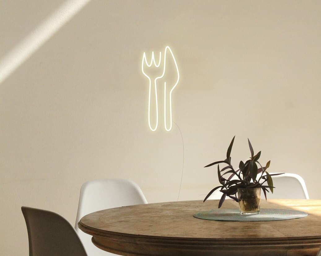 cafe neon sign