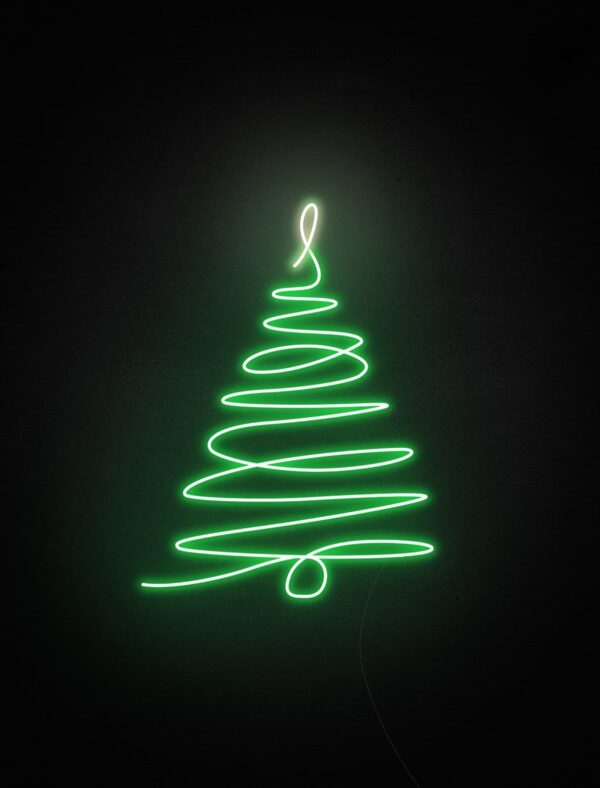 christmas neon sign
