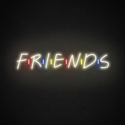 friends neon light