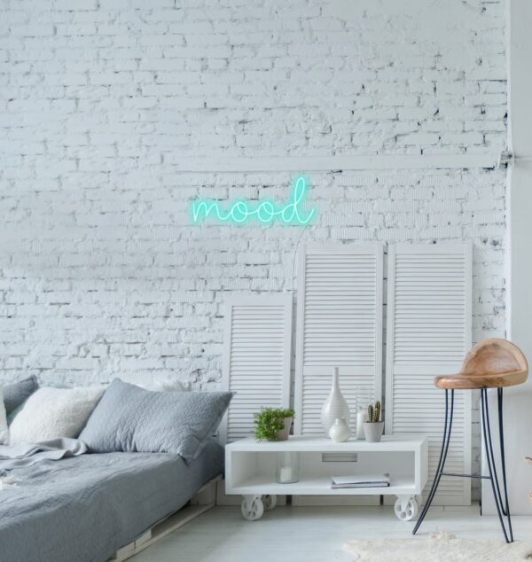 mood neon sign
