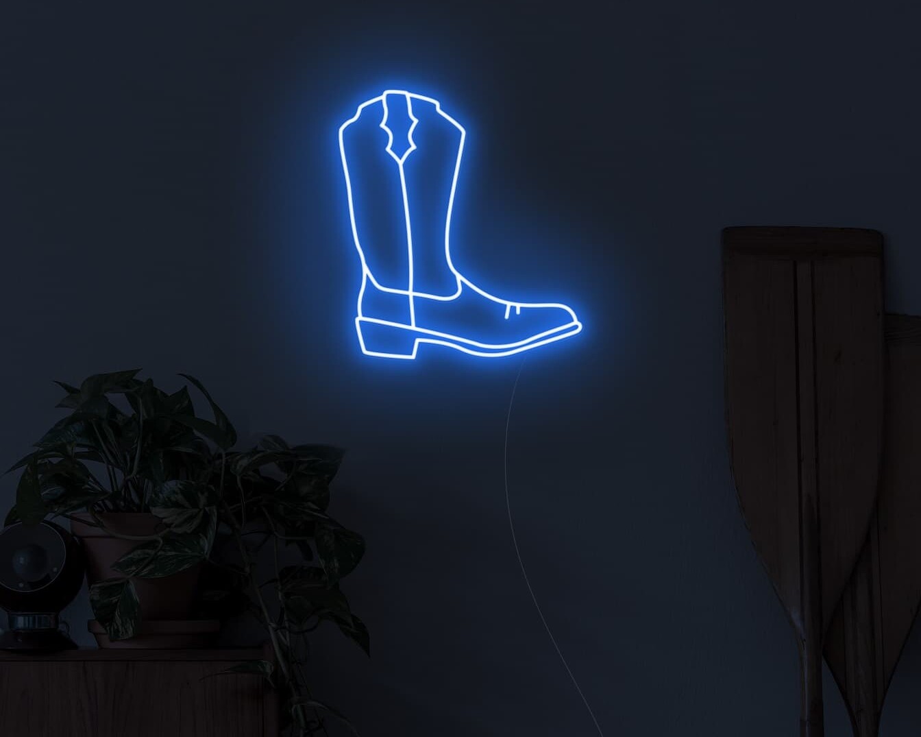 wall art neon light