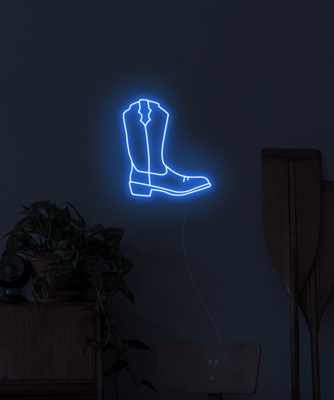 wall art neon light