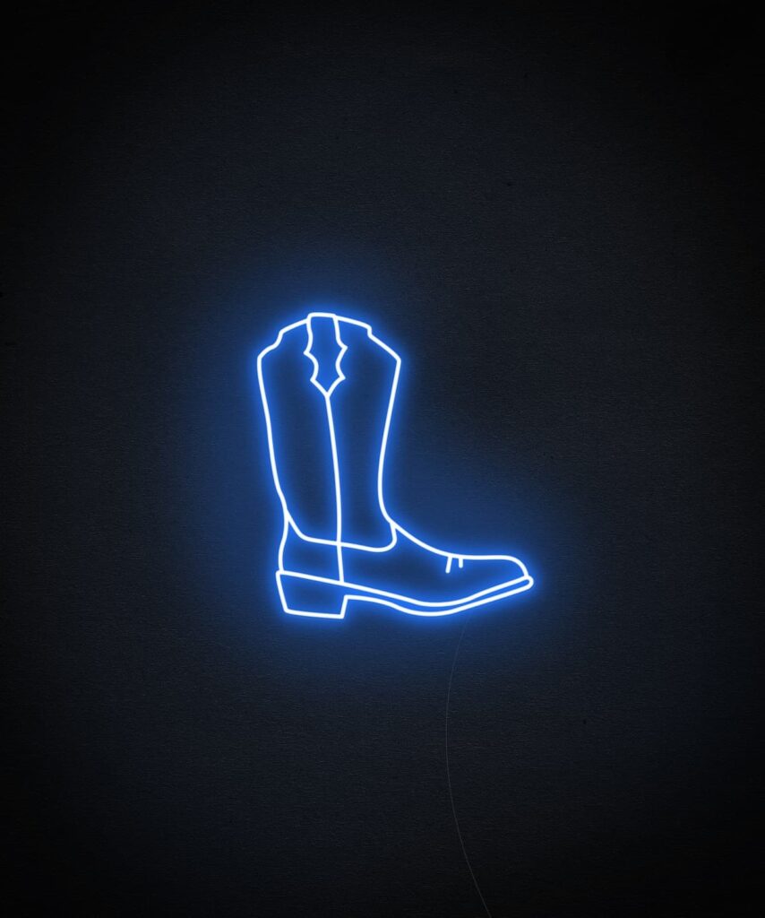 Cowboy Boot Neon Sign | Echo Neon #1 LED Neon Sign Brand