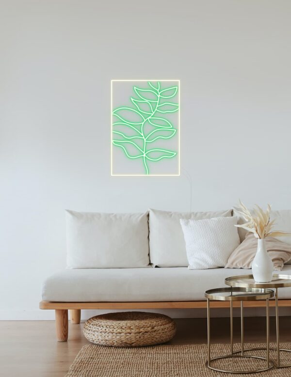 wall paint neon light