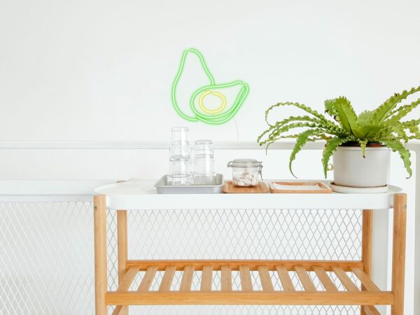 avocado neon lights