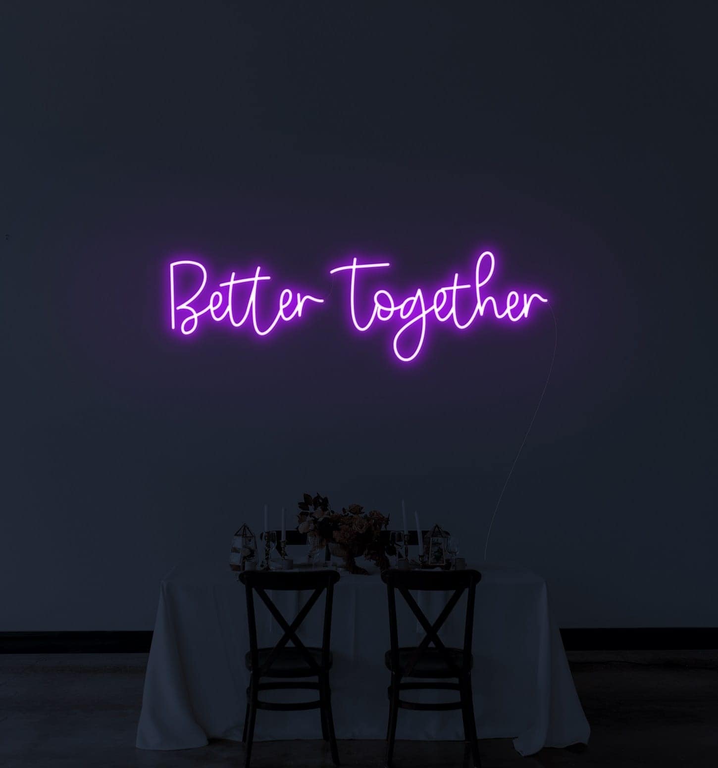 better together neon signs