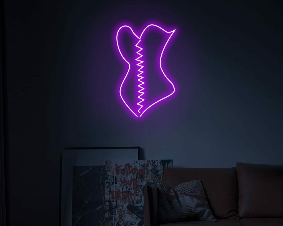 corset neon signs